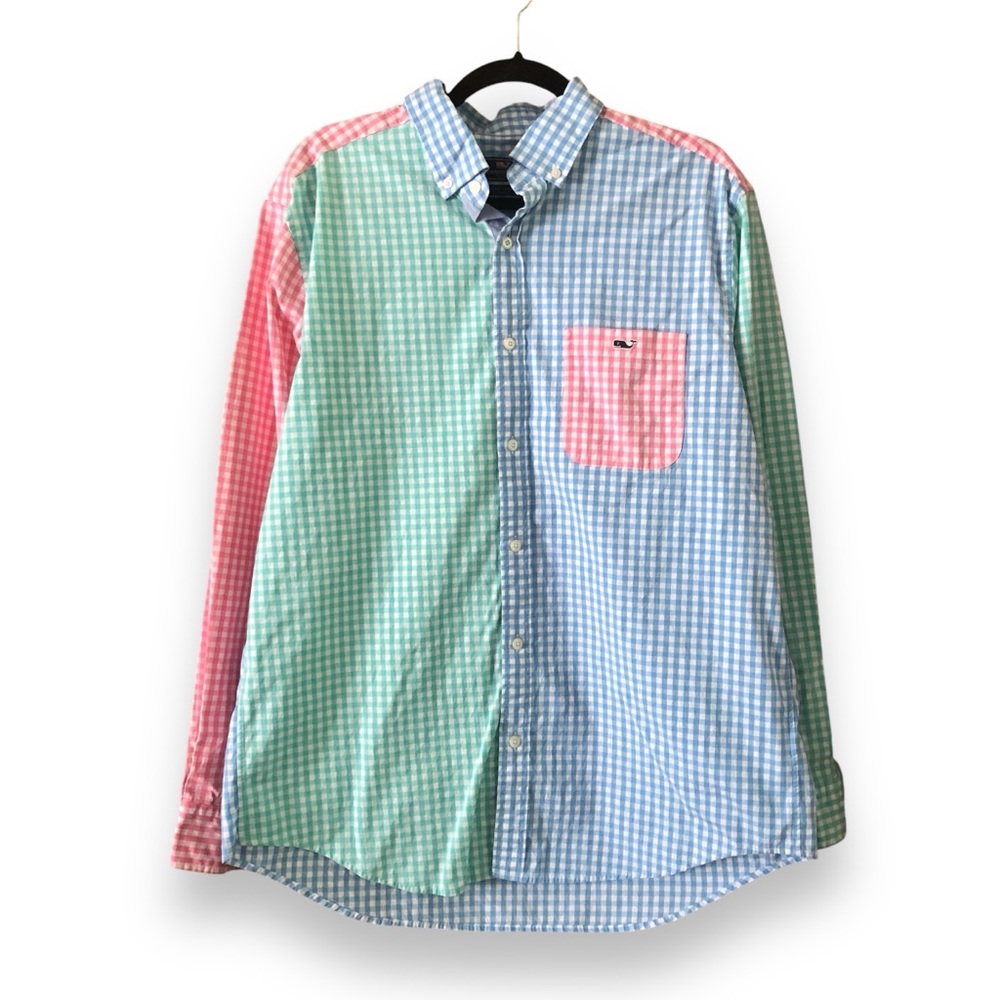 Vineyard Vines Carleton Gingham Party Stretch Cla… - image 1